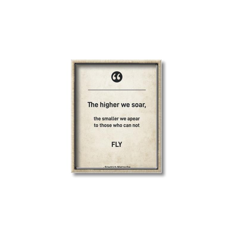 Picture of The higher we soar _GroupedProduct_Rectangle_Portrait_Canvas_Framed_