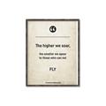 Picture of The higher we soar _GroupedProduct_Rectangle_Portrait_Canvas_Framed_