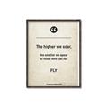 Picture of The higher we soar _GroupedProduct_Rectangle_Portrait_Canvas_Framed_