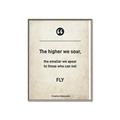 Picture of The higher we soar _GroupedProduct_Rectangle_Portrait_Canvas_Framed_
