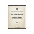 Picture of The higher we soar _GroupedProduct_Rectangle_Portrait_Canvas_Framed_