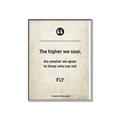 Picture of The higher we soar _GroupedProduct_Rectangle_Portrait_Canvas_Framed_