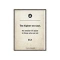 Picture of The higher we soar _GroupedProduct_Rectangle_Portrait_Canvas_Framed_