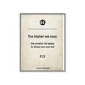 Picture of The higher we soar _GroupedProduct_Rectangle_Portrait_Canvas_Framed_
