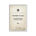 Picture of The higher we soar _GroupedProduct_Rectangle_Portrait_Canvas_Framed_
