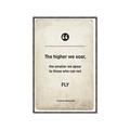 Picture of The higher we soar _GroupedProduct_Rectangle_Portrait_Canvas_Framed_