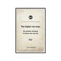 Picture of The higher we soar _GroupedProduct_Rectangle_Portrait_Canvas_Framed_