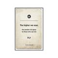 Picture of The higher we soar _GroupedProduct_Rectangle_Portrait_Canvas_Framed_