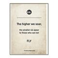 Picture of The higher we soar _GroupedProduct_Rectangle_Portrait_Canvas_Framed_
