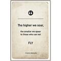 Picture of The higher we soar _GroupedProduct_Rectangle_Portrait_Canvas_Framed_