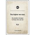 Picture of The higher we soar _GroupedProduct_Rectangle_Portrait_Canvas_Framed_