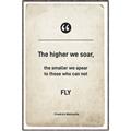 Picture of The higher we soar _GroupedProduct_Rectangle_Portrait_Canvas_Framed_