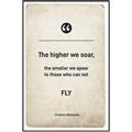 Picture of The higher we soar _GroupedProduct_Rectangle_Portrait_Canvas_Framed_