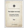 Picture of The higher we soar _GroupedProduct_Rectangle_Portrait_Canvas_Framed_