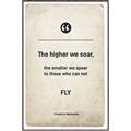 Picture of The higher we soar _GroupedProduct_Rectangle_Portrait_Canvas_Framed_