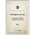 Picture of The higher we soar _GroupedProduct_Rectangle_Portrait_Canvas_Framed_