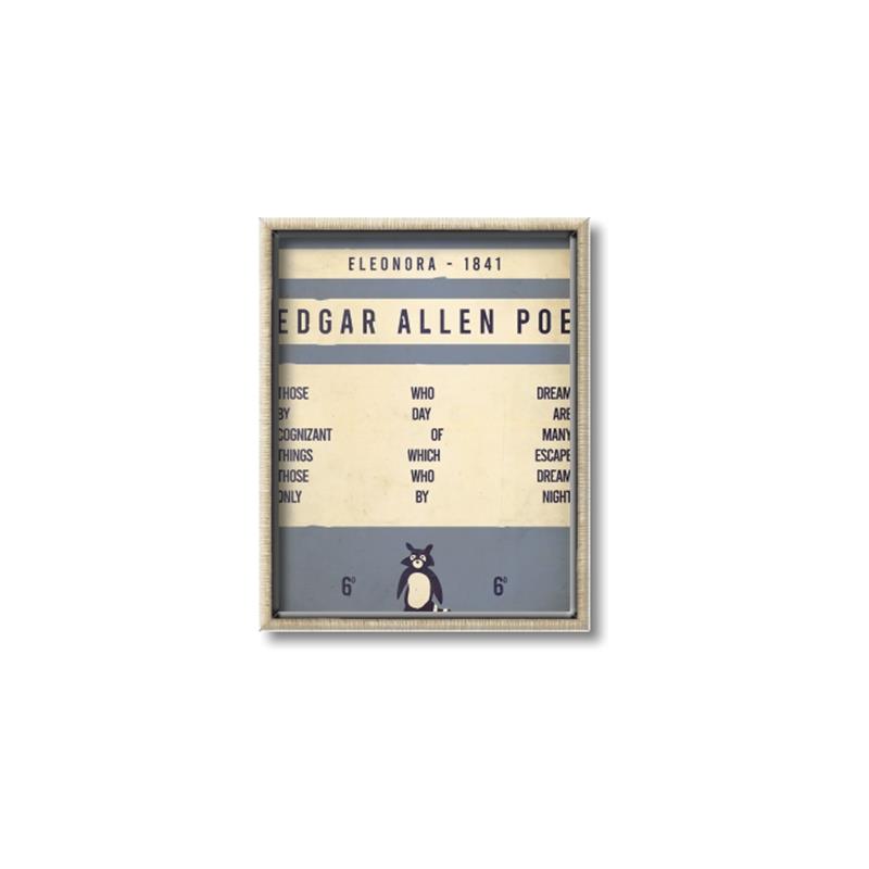 Picture of Edgar Allen Poe _GroupedProduct_Rectangle_Portrait_Canvas_Framed_