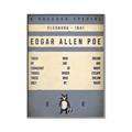 Picture of Edgar Allen Poe _GroupedProduct_Rectangle_Portrait_Canvas_Framed_