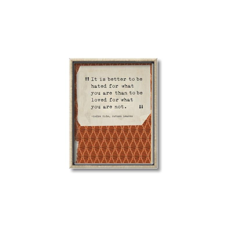 Picture of Better to be Hated - Gilde _GroupedProduct_Rectangle_Portrait_Canvas_Framed_