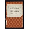 Picture of Better to be Hated - Gilde _GroupedProduct_Rectangle_Portrait_Canvas_Framed_