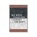 Picture of We Were Together - Whitman _GroupedProduct_Rectangle_Portrait_Canvas_Framed_