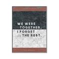 Picture of We Were Together - Whitman _GroupedProduct_Rectangle_Portrait_Canvas_Framed_