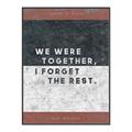 Picture of We Were Together - Whitman _GroupedProduct_Rectangle_Portrait_Canvas_Framed_