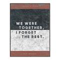 Picture of We Were Together - Whitman _GroupedProduct_Rectangle_Portrait_Canvas_Framed_