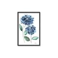 Picture of Blue Hydrangeas I _GroupedProduct_Rectangle_Portrait_Canvas_Framed_