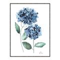 Picture of Blue Hydrangeas I _GroupedProduct_Rectangle_Portrait_Canvas_Framed_