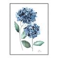 Picture of Blue Hydrangeas I _GroupedProduct_Rectangle_Portrait_Canvas_Framed_