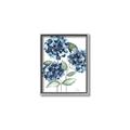 Picture of Blue Hydrangeas II _GroupedProduct_Rectangle_Portrait_Canvas_Framed_