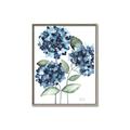 Picture of Blue Hydrangeas II _GroupedProduct_Rectangle_Portrait_Canvas_Framed_