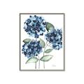 Picture of Blue Hydrangeas II _GroupedProduct_Rectangle_Portrait_Canvas_Framed_