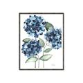 Picture of Blue Hydrangeas II _GroupedProduct_Rectangle_Portrait_Canvas_Framed_