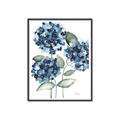 Picture of Blue Hydrangeas II _GroupedProduct_Rectangle_Portrait_Canvas_Framed_