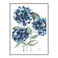Picture of Blue Hydrangeas II _GroupedProduct_Rectangle_Portrait_Canvas_Framed_