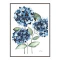 Picture of Blue Hydrangeas II _GroupedProduct_Rectangle_Portrait_Canvas_Framed_