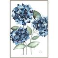 Picture of Blue Hydrangeas II _GroupedProduct_Rectangle_Portrait_Canvas_Framed_