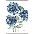 Picture of Blue Hydrangeas II _GroupedProduct_Rectangle_Portrait_Canvas_Framed_