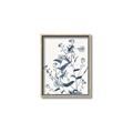 Picture of Blue Flower Sketch I _GroupedProduct_Rectangle_Portrait_Canvas_Framed_