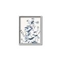 Picture of Blue Flower Sketch I _GroupedProduct_Rectangle_Portrait_Canvas_Framed_