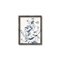 Picture of Blue Flower Sketch I _GroupedProduct_Rectangle_Portrait_Canvas_Framed_