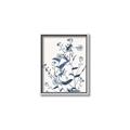 Picture of Blue Flower Sketch I _GroupedProduct_Rectangle_Portrait_Canvas_Framed_