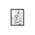 Picture of Blue Flower Sketch I _GroupedProduct_Rectangle_Portrait_Canvas_Framed_
