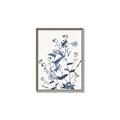 Picture of Blue Flower Sketch I _GroupedProduct_Rectangle_Portrait_Canvas_Framed_