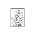 Picture of Blue Flower Sketch I _GroupedProduct_Rectangle_Portrait_Canvas_Framed_