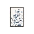 Picture of Blue Flower Sketch I _GroupedProduct_Rectangle_Portrait_Canvas_Framed_