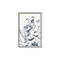 Picture of Blue Flower Sketch I _GroupedProduct_Rectangle_Portrait_Canvas_Framed_
