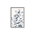 Picture of Blue Flower Sketch I _GroupedProduct_Rectangle_Portrait_Canvas_Framed_
